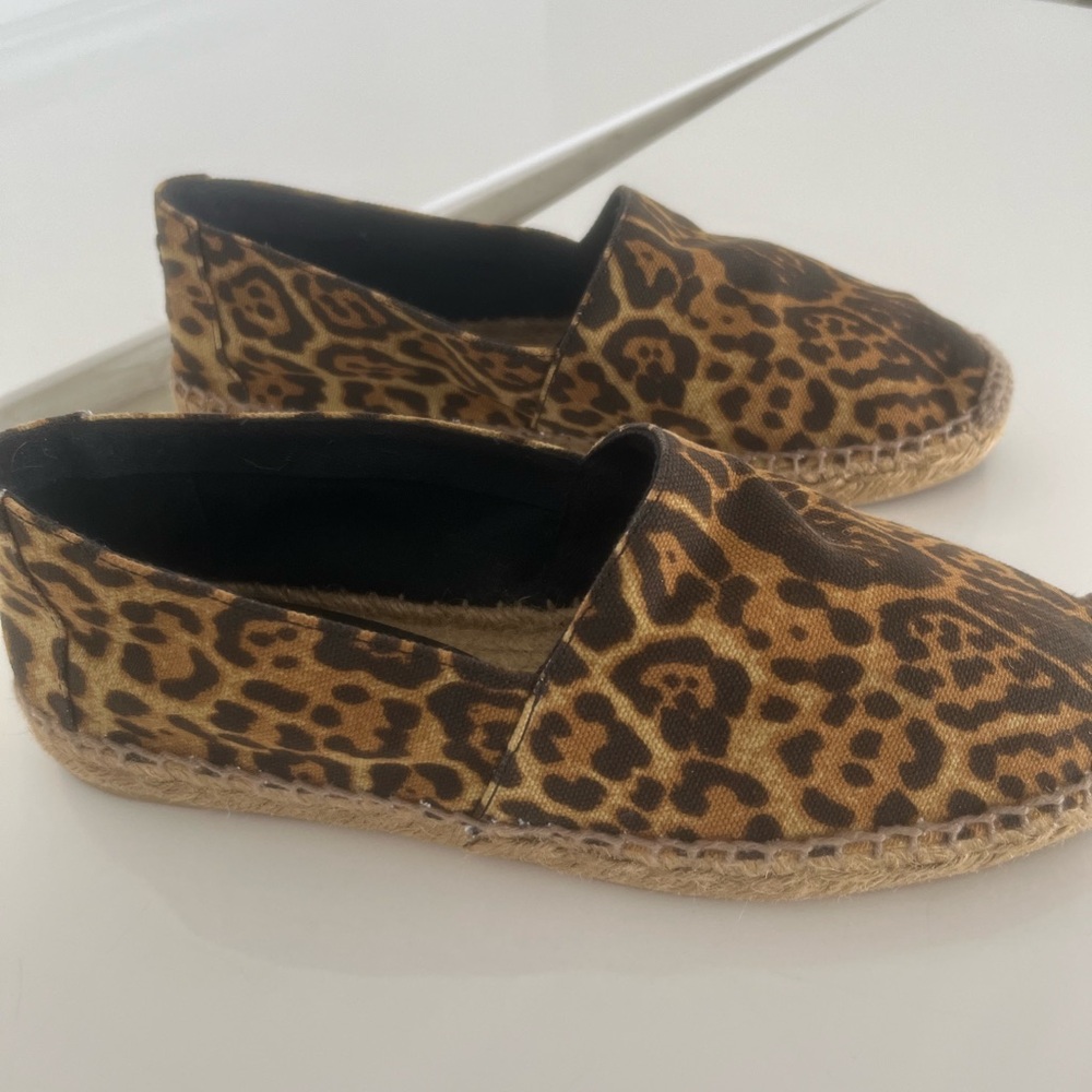 Saint Laurent Leopard print espadrilles size 38